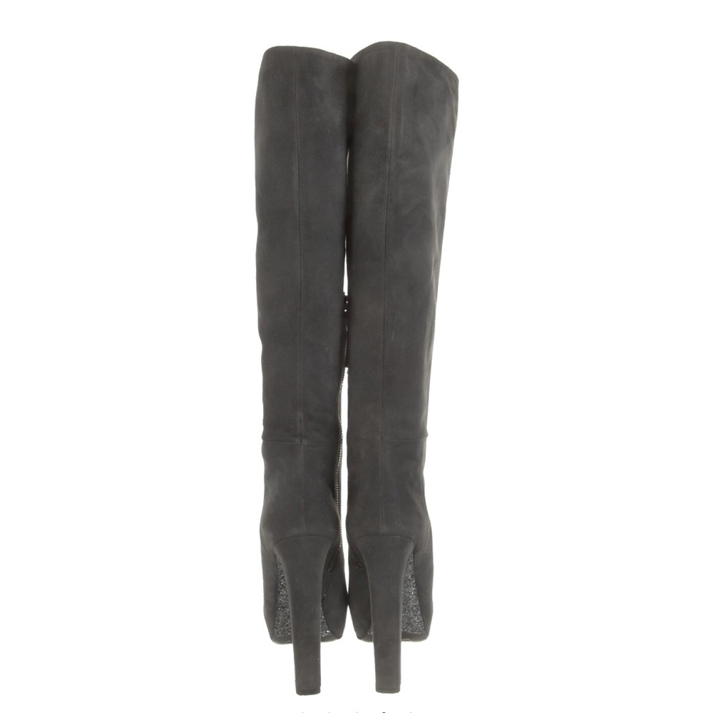 Miu Miu platform glitter boots